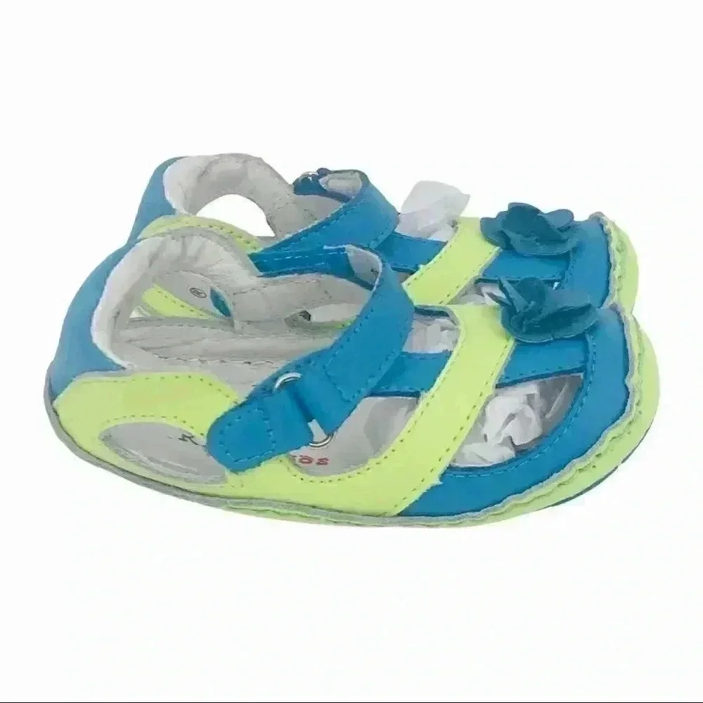 Rileyroos Allyson Easy Walker Flats Kiwi Size 18‑24M Leather NIB Toddler